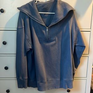 Aerie blue pullover sweatshirt